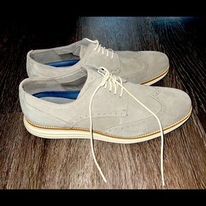 Cole Haan Suede Wingtip Dress Shoes size 12